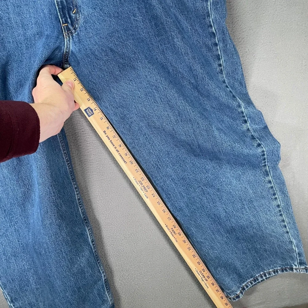 Levis 550 Relaxed‎ Fit Jeans Mens 52x30 Blue Denim Straight Leg